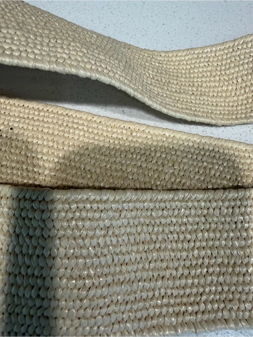 J. Crew Cream Woven Belt with Round Resin Buckle - Picture 6 of 6